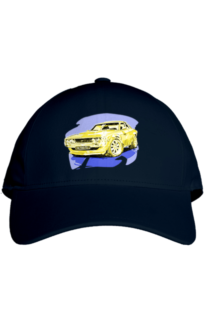 Кепка з принтом "Український спорткар". Додж челенджер, машина, машини арт, потужність, спортивне авто, спорткар, українське авто, швидкість. 2070702
