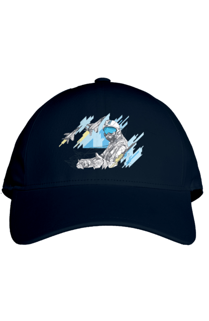 Кепка з принтом "Слава збройним силам України". День захисника, день захистиць, марка, подяка, слава зсу, укрпошта. 2070702