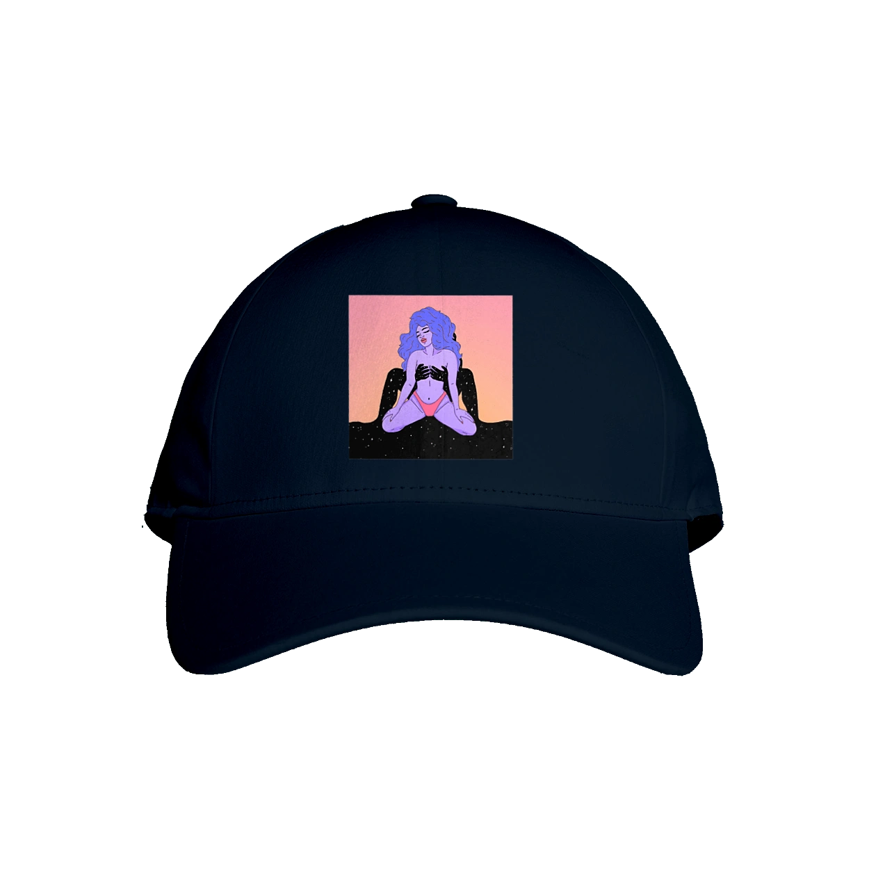 Фіолетова Дівчина В Трусиках