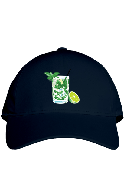Кепка з принтом "Напій Мохіто І Лимон". Лимон, мохіто, напій. 2070702