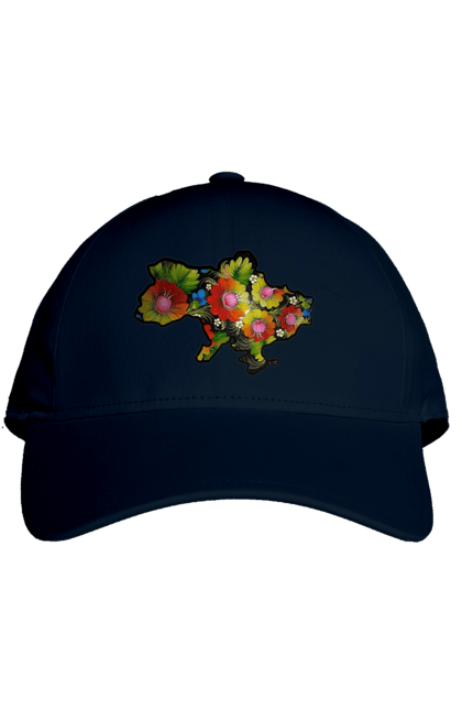 Кепка з принтом "Справжня Україна". Барви, квіти, кольрі, краса, лепестки, листя, настрій, справжня україна. 2070702