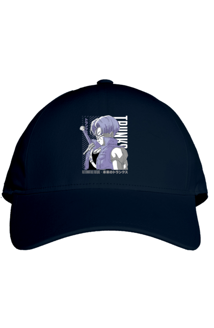 Кепка с принтом Жемчуг дракона Транкс. Anime, dragon ball, manga, trunks, аниме, жемчуг дракона, манга, транкс. 2070702