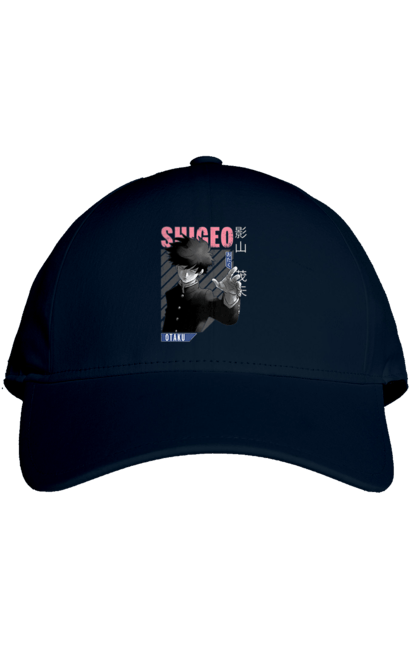 Cap with prints Mob Psycho 100. Anime, manga, mob, mob psycho 100, shigeo kageyama. 2070702