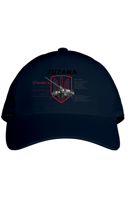 Cap with prints Zuzana (SPG) English. Howitzer, suzanne, zaluzhny, zuzana. 2070702