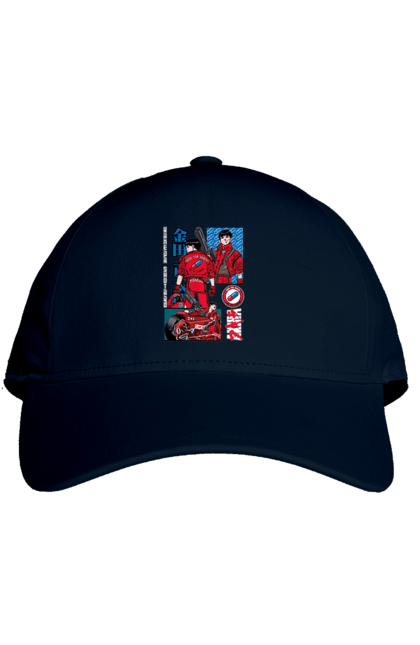 Cap with prints Akira Shotaro Kaneda. Akira, anime, cyberpunk, manga, shotaro kaneda. 2070702