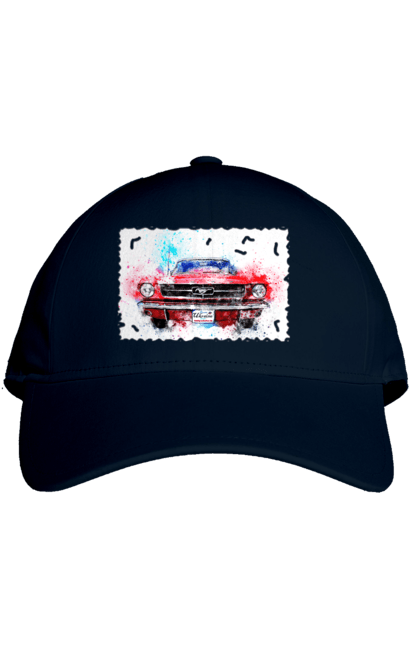 Кепка з принтом "Автомобіль мустанг". Автомобіль мустанг, донати, допомога, дорога, колесо, конь, машина, мустанг, пейпел, україна. 2070702