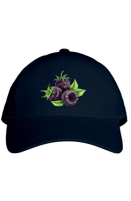 Cap with prints Blackberry. Berry, blackberry. 2070702