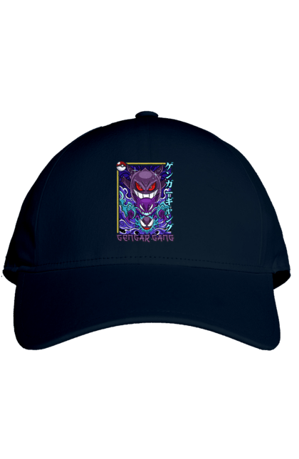 Cap with prints Pokemon Gengar. Anime, fushigibana, games, gengar, nintendo, pokemon, pokemon go. 2070702