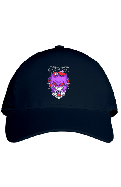 Cap with prints Pokemon Gengar. Anime, fushigibana, games, gengar, nintendo, pokemon, pokemon go. 2070702