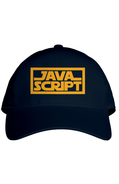 Кепка з принтом "Джава скрипт". Айті, айтішник, джава скрипт, для айтішника, для програміста, подарунок айтішнику, подарунок програмісту, програміст, розробник, ява скрипт. 2070702