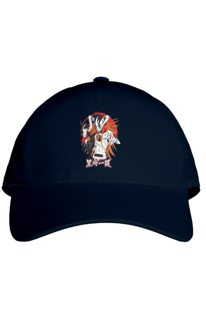 Кепка з принтом "Бліч Куросакі Ічіґо". Anime, bleach, ichigo kurosaki, manga, аніме, бліч, ічіго, куросакі ічіґо, манга. 2070702