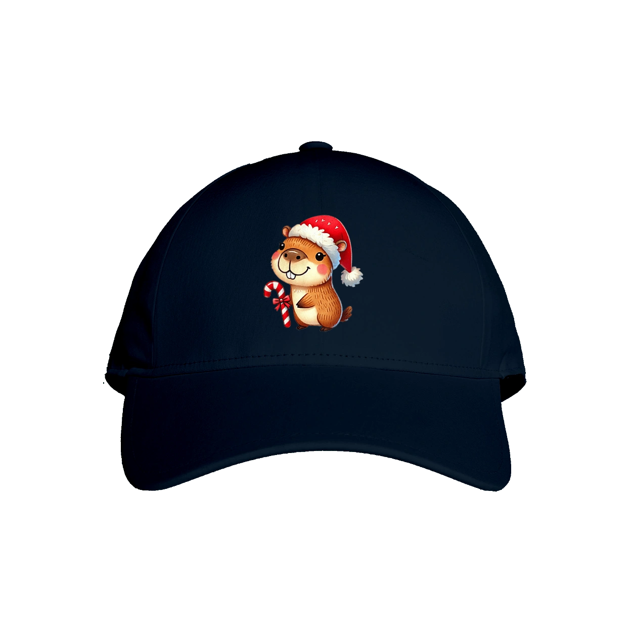 Capybara with Christmas Candy