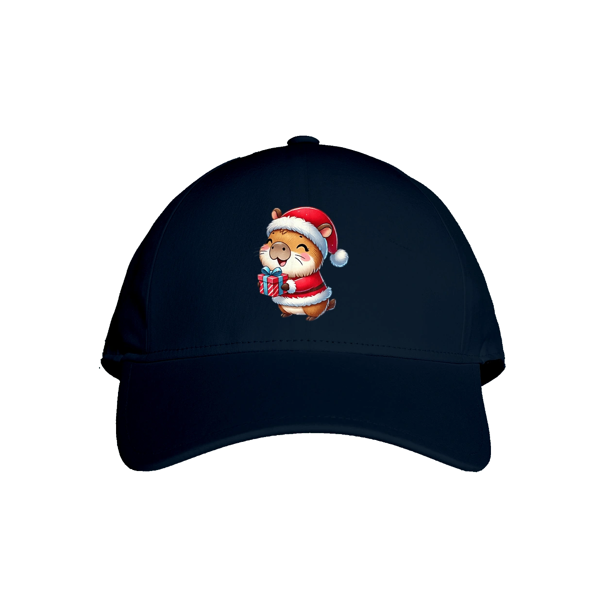 Різдвяна капібара з подарунком