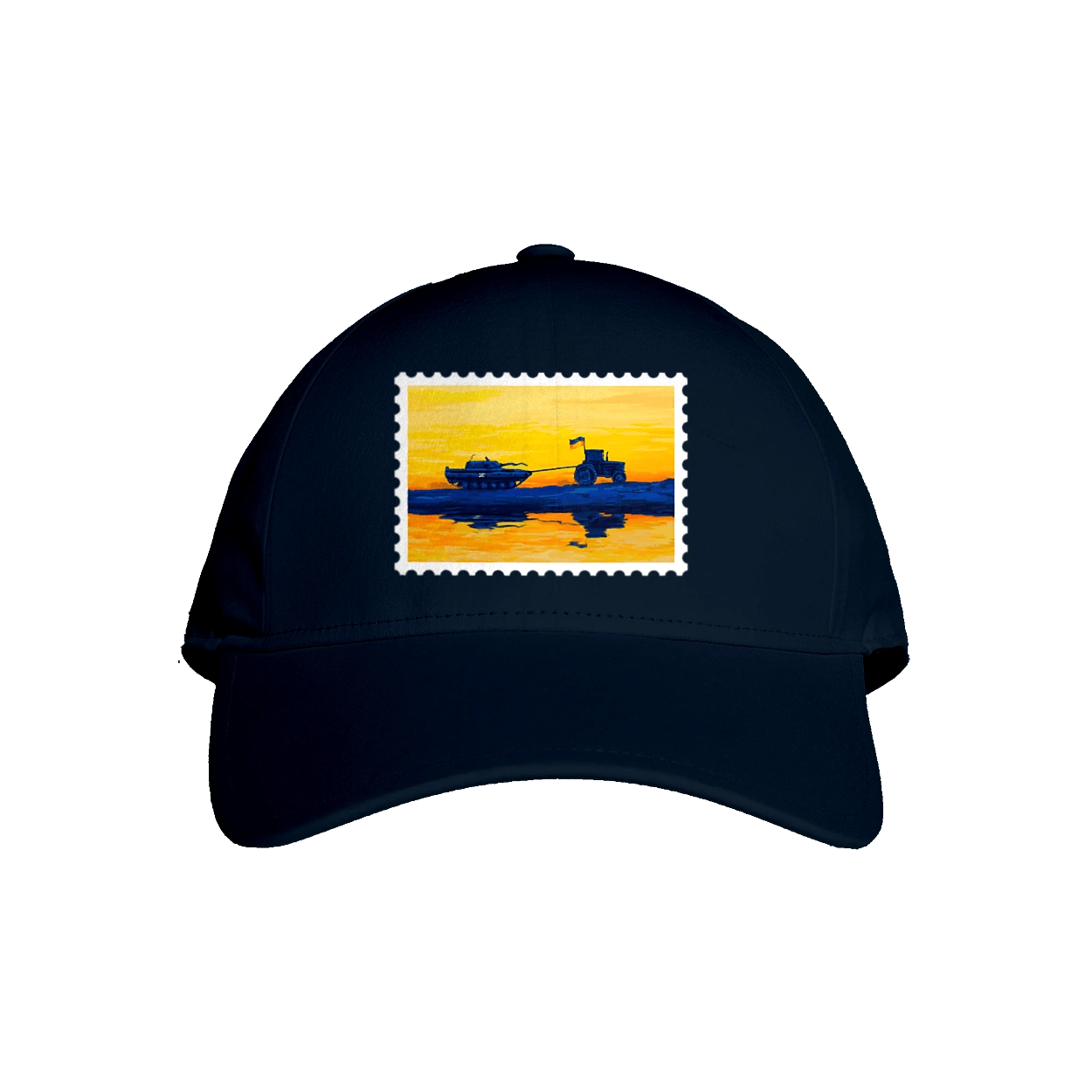 New brand, tractor pulling tank