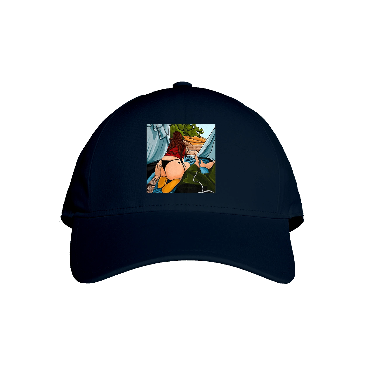 Rest With Favorite In The Tent