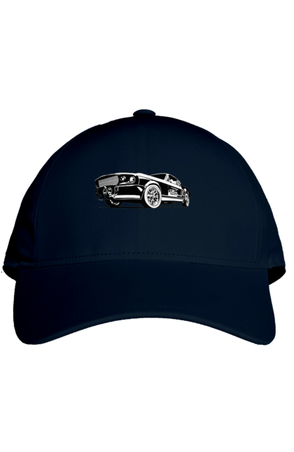 Кепка з принтом "Автомобіль". Автомобіль, америка, мустанг, потужний, форд, форсаж. 2070702