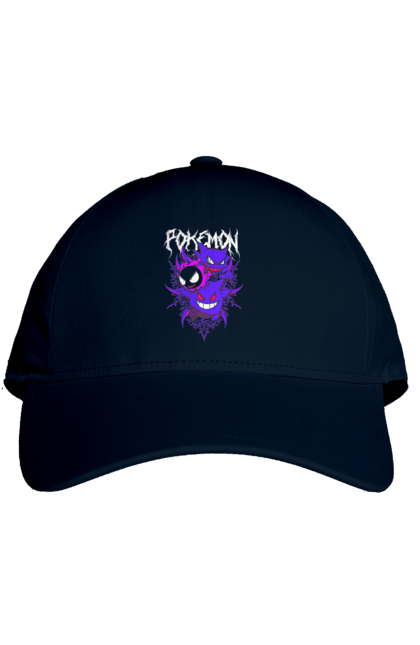 Cap with prints Pokemon Gengar. Anime, fushigibana, games, gengar, nintendo, pokemon, pokemon go. 2070702