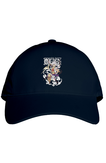 Кепка с принтом Luffy Gear5 4. Luffy, one piece, аниме, большой куш, ван пис, луффи, манга, монки де луффи, пираты. 2070702