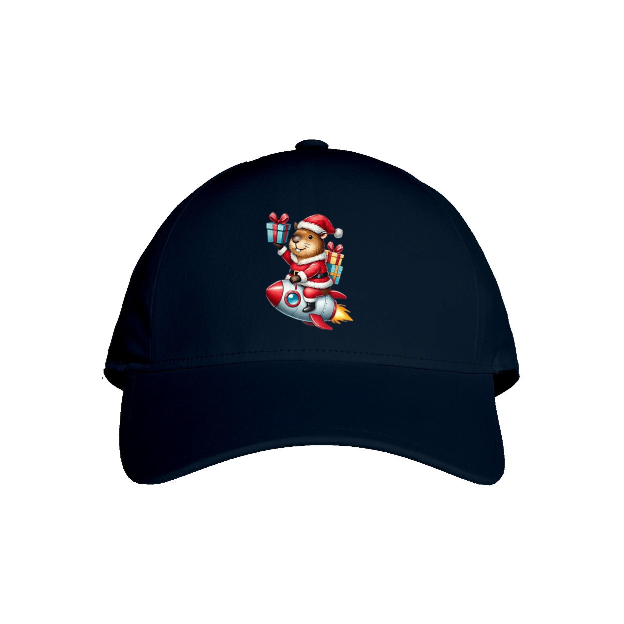 Різдвяна капібара з подарунком