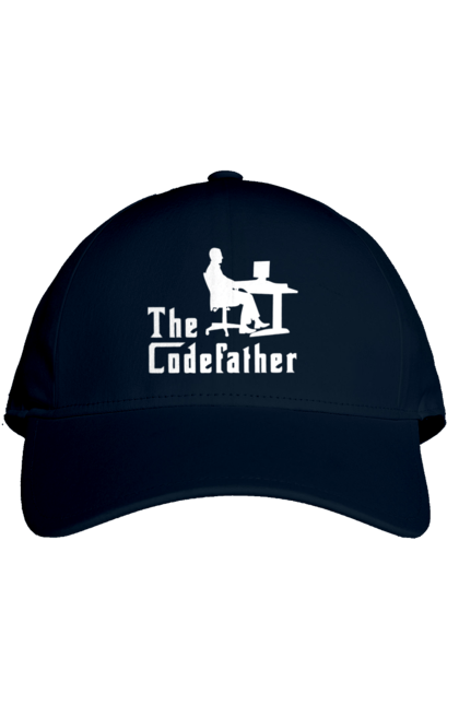 Cap with prints The Codefather. Code, codefather, developer, it specialist, java, javascript, php, programmer, python. 2070702