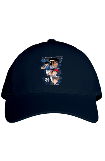 Кепка с принтом SUPERCAMPEONES (CAPTAIN TSUBASA). Anime, captain tsubasa, аниме, джамп, капитан цубаса, манга, цубаса одзора. 2070702