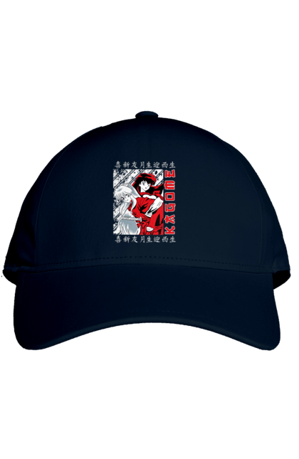 Кепка с принтом Inuyasha. Anime, inuyasha, manga, rumiko takahashi, аниме, демон-хранитель, манга, румико такахаси. 2070702