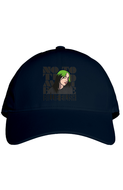 Кепка з принтом "Біллі Айліш". Біллі айліш, логотип біллі айліш, принт біллі айліш, співачка біллі айліш. 2070702