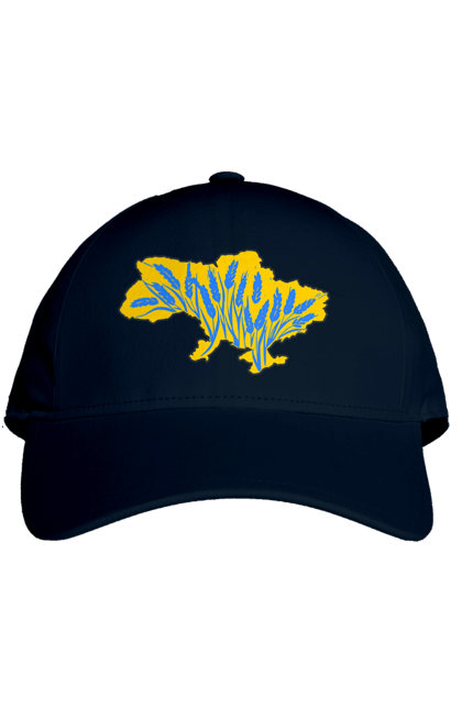 Кепка з принтом "Україна". Зерно, мапа, патріотичне зображення, пщениця, україна, українська тематика. 2070702