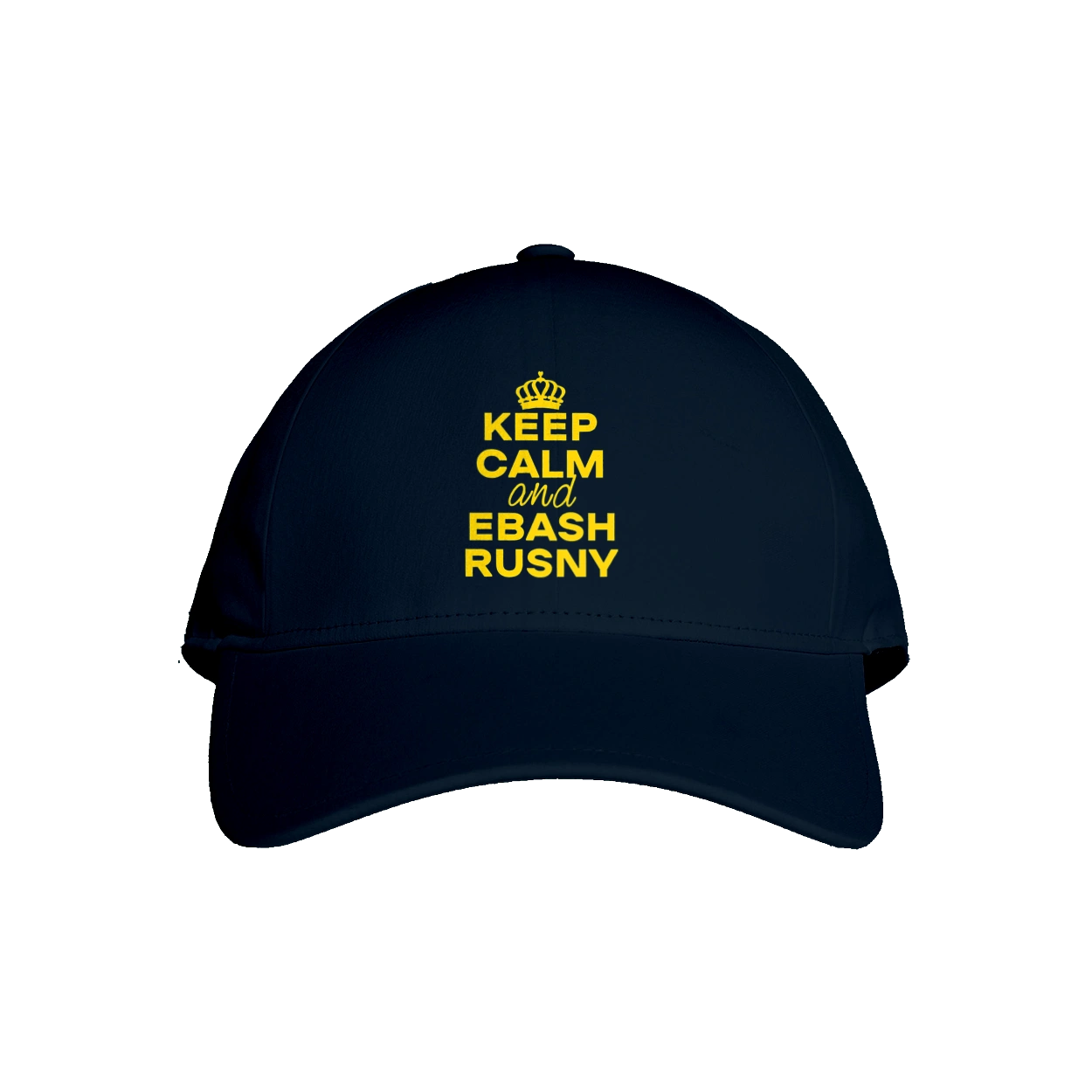 Keep Calm and Ebash Rusny yellow