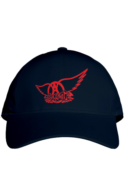 Кепка з принтом "Aerosmith". Aerosmith, аеросміт, блюз рок, глем рок, група, музика, рок, рок н ролл, хард рок. 2070702