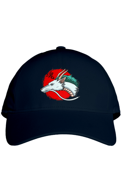 Кепка з принтом "Віднесені привидами Хаку". Haku, spirited away, studio ghibli, віднесені привидами, гіблі, дракон, хаку. 2070702