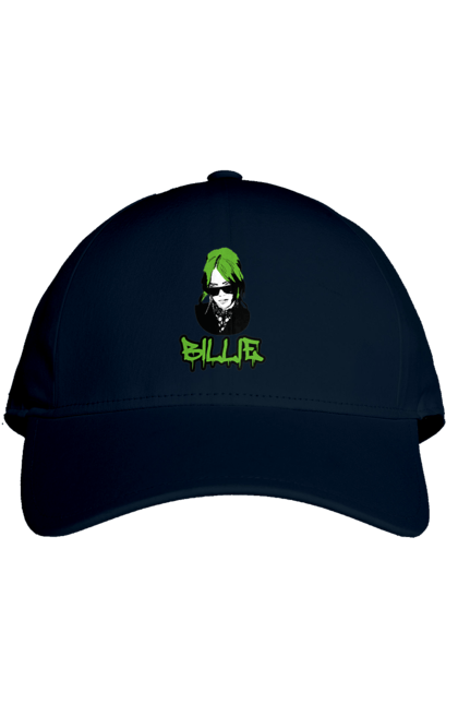 Кепка з принтом "Billie Eilish". Активістка, біллі айліш, мизукант, права, співачка, тварини. 2070702