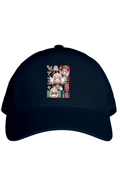 Cap with prints Spy x Family Anya. Anime, anya, loid, manga, spy x family, yor. 2070702