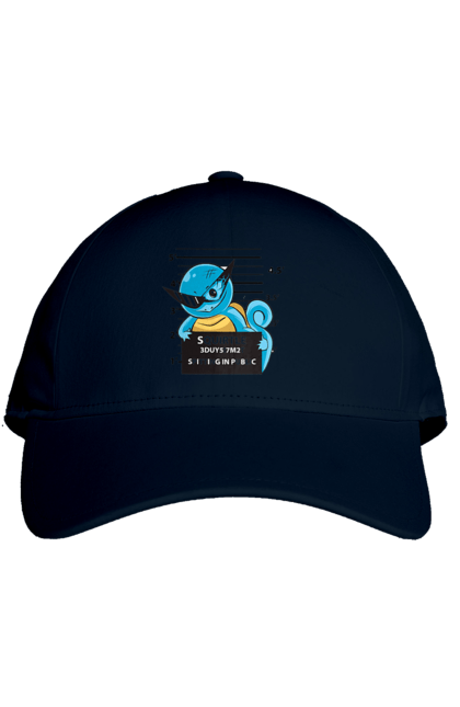 Cap with prints Pokemon Squirtle Mugshot. Anime, games, mugshot, nintendo, pokemon, pokemon go, squirtle. 2070702