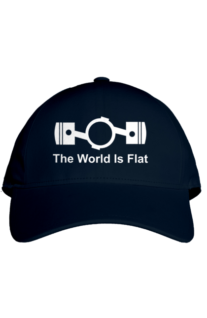 Cap with prints World Flat Wh. Auto, cars, detail. 2070702