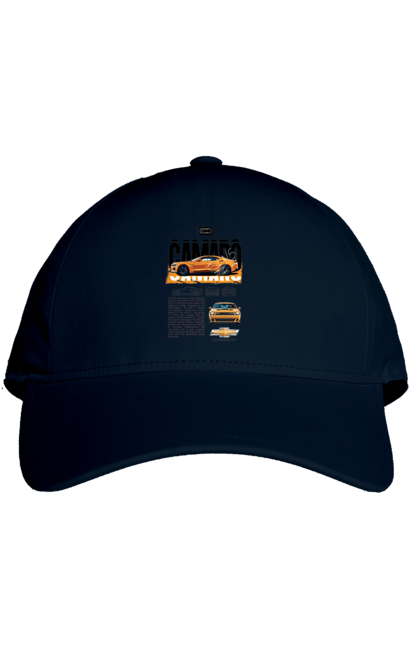 Кепка з принтом "Chevrolet Camaro". Camaro, chevrolet, chevrolet camaro, авто, автомобіль, камаро, шевроле, шевроле камаро. 2070702