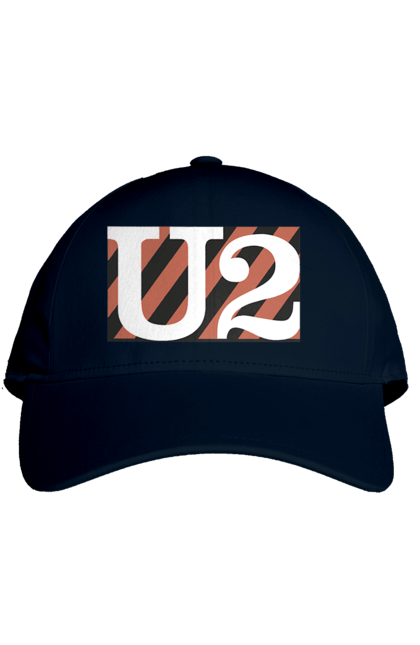 Кепка з принтом "Група U2". Альтернативний рок, група, дэнс рок, музика, постпанк, рок, софт рок, ю ту. 2070702