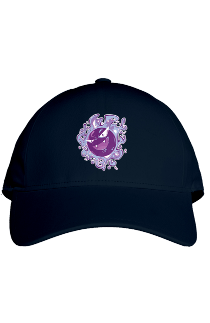 Cap with prints Pokemon Gastly. Anime, games, gastly, nintendo, pokemon, pokemon go. 2070702
