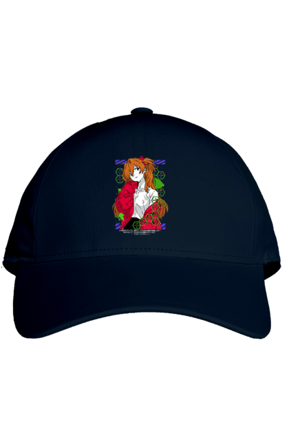 Cap with prints Evangelion Asuka. Anime, asuka, asuka langley sorry, eva 02, evangelion, eve, kaoru, manga, ray, shinji. 2070702