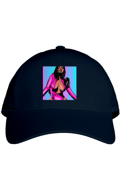 Кепка з принтом "Дівчина З Глибоким Декольте". Гола, дівчина, сиськи. 2070702