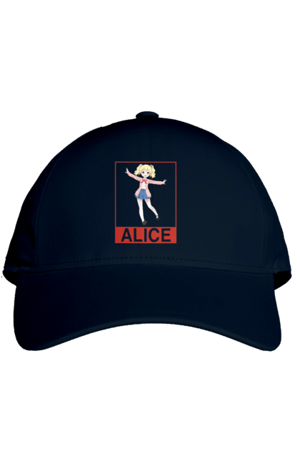 Cap with prints Kiniro Mosaic Alice Cartelet. Alice, alice cartelet, anime, gold mosaic, kiniro mosaic, kinmoza, manga. 2070702