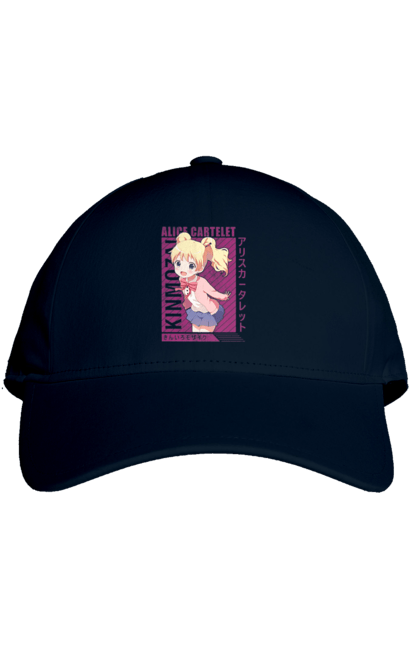 Кепка з принтом "Золота мозаїка Аліса Картелет". Alice cartelet, anime, kiniro mosaic, kinmoza, manga, аліса, аліса картелет, аніме, золота мозаїка, манга. 2070702