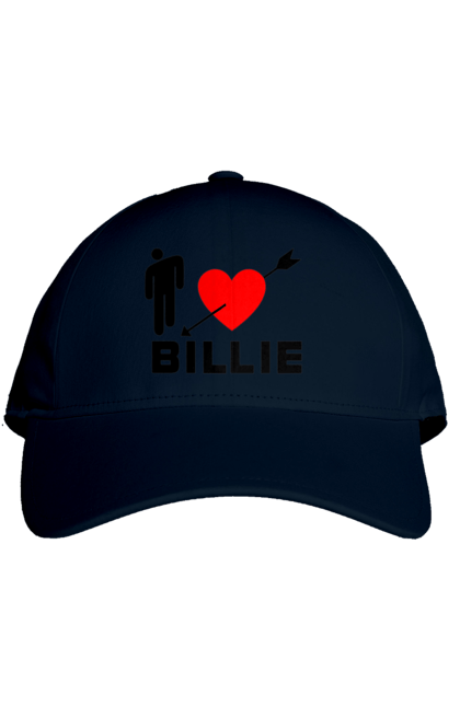 Кепка з принтом "Біллі Айліш". Біллі айліш, логотип біллі айліш, принт біллі айліш, співачка біллі айліш. 2070702