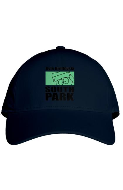 Кепка з принтом "Південний парк Кайл". Kyle, kyle broflovski, south park, кайл, кайл брофловскі, мультсеріал, південний парк. 2070702