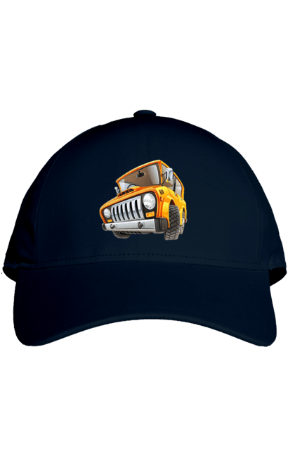 Кепка з принтом "Вантажівка". Авто, автомобіль, вантажівка, дитячий малюнок, зображення авто. 2070702