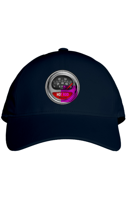 Кепка з принтом "Hot rod". Байк, байкер, байкер клуб, брат, брати, брутал, гарячий асфальт, гарячий кінь, гарячий стрижень, дорога 50, дорога 66, дорога 80, дороги америки, дороги україни, жага швидкості, клуб байкерів, мотоцикл, мотоцикліст, справжній чоловік, чувак, швидкість. 2070702