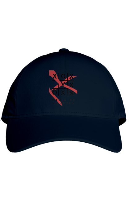 Кепка з принтом "Хрестики нулики цензура". А не цензура, гумор, крута, мем, молодіжна, прикольна, смішна, хрестики нулики цензура. 2070702