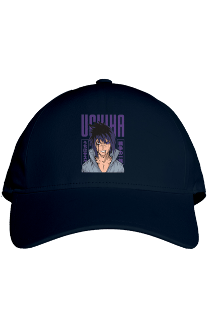 Cap with prints Naruto Sasuke Uchiha. Anime, manga, naruto, sasuke, sasuke uchiha, team 7, team number 7, uchiha. 2070702