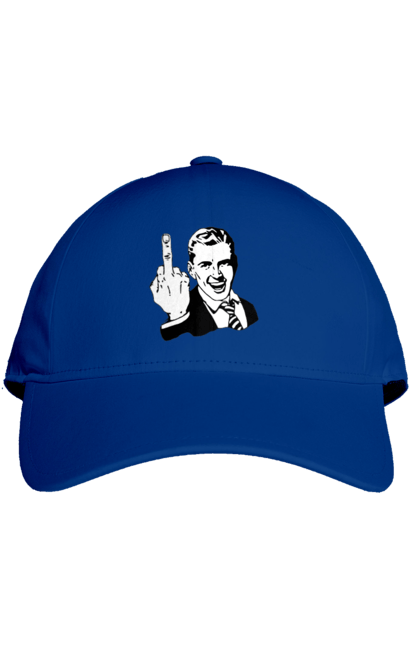 Кепка з принтом "Fuck". Fuck, палец, рука, фак. 2070702