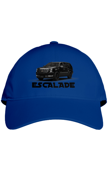 Кепка з принтом "Каділак". Автомобіль, бізнес клас, джип, ескалада, каділак, машина, позашляховик. 2070702